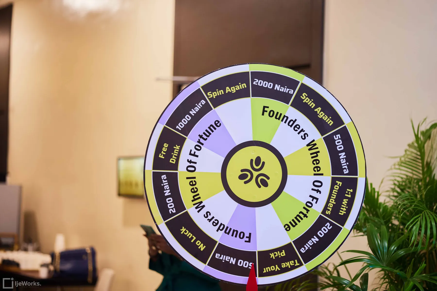 The Founders Wheel — a printed game, built to give people a reason to stop and talk.