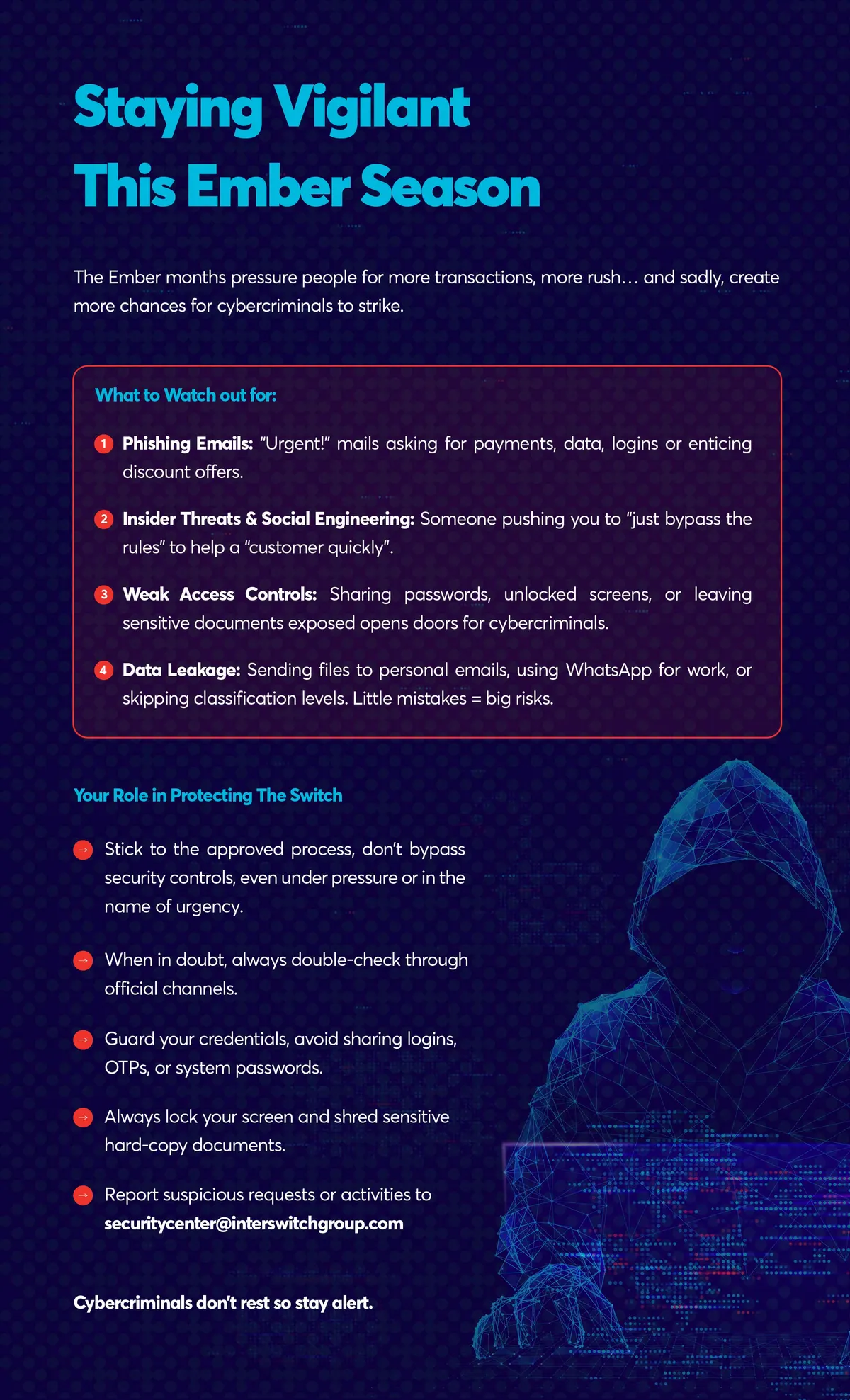 Staying Vigilant This Ember Season — fraud awareness for the festive run-in.
